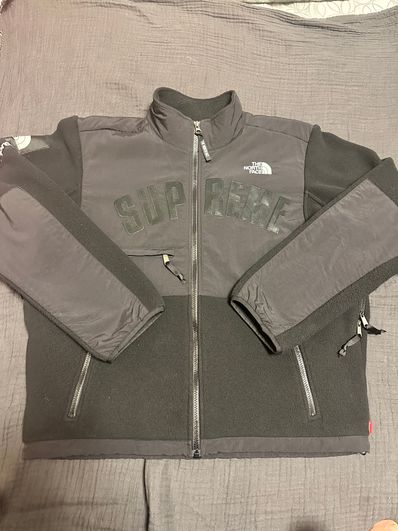 Supreme x The North Face Arc Logo Denali Fleece Jacket "Black"