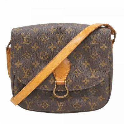 【6dd5131】ルイヴィトン ショルダーバッグ モノグラム サンクルーGM M51242 ブラウン【中古】レディース