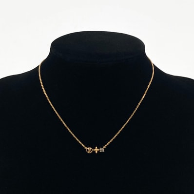 LOUIS VUITTON(ルイ・ヴィトン) プティ ルイ ストラス付 M00368 ネックレス ゴールド