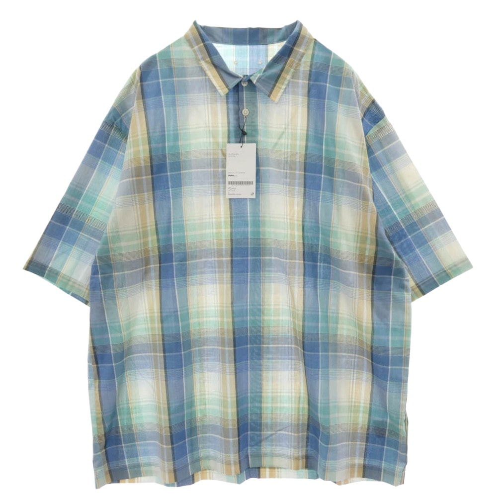 SOPHNET. ソフネット 半袖シャツ SOPH-240033 S/S PULLOVER SHIRT 半袖 プルオーバー シャツ ライトブルー系 XL【美品】【中古】