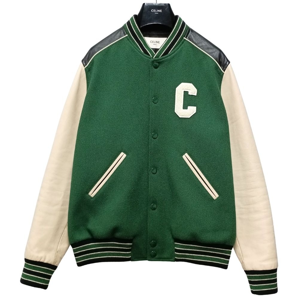 CELINE セリーヌ オーバーサイズ テディ ジャケット スタジャン 53617