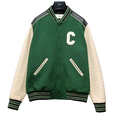 CELINE セリーヌ オーバーサイズ テディ ジャケット スタジャン 53617