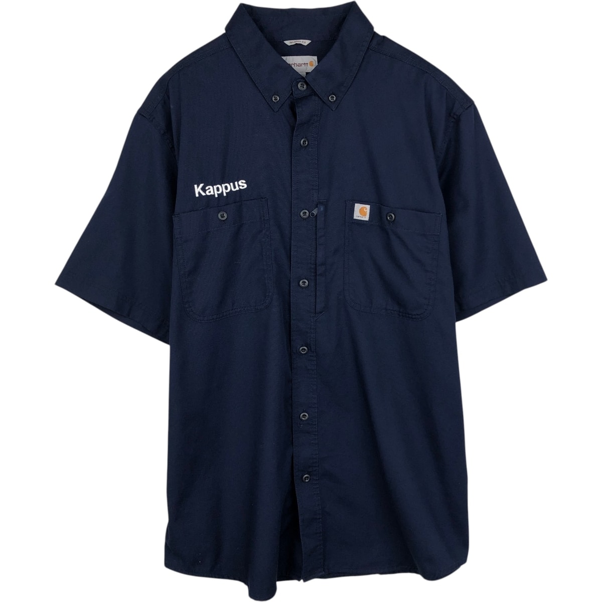 古着 カーハート Carhartt RELAXED FIT ボタンダウン 半袖 ワークシャツ メンズXL相当/eaa632742
