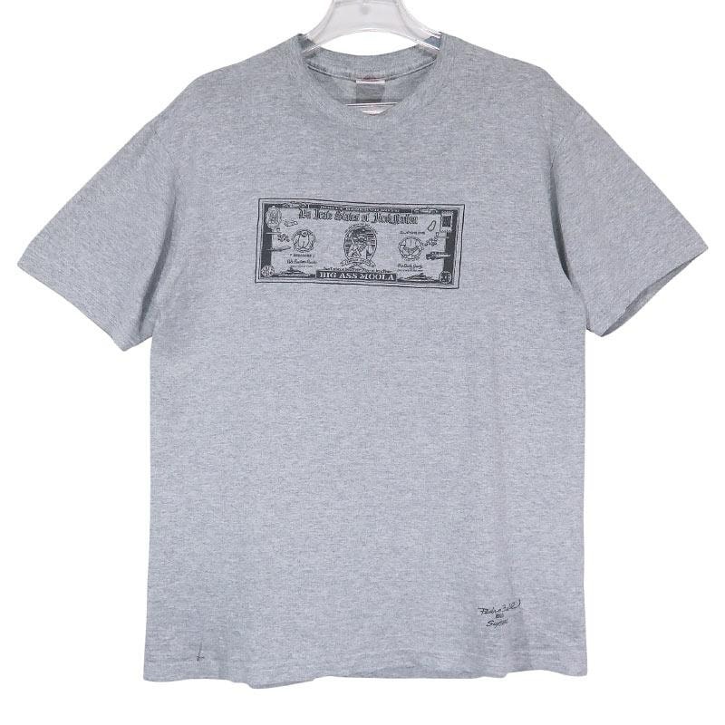 SUPREME シュプリーム x Pedro Bell ペドロ ベル MOOLA TEE Tシャツ ヘザーグレー ショートスリーブ カットソー 半袖 サイズM
