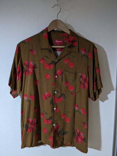 Supreme Cherry Rayon S/S Shirt "Yellow"