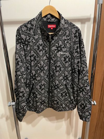 Supreme Bandana Track Jacket "Black"