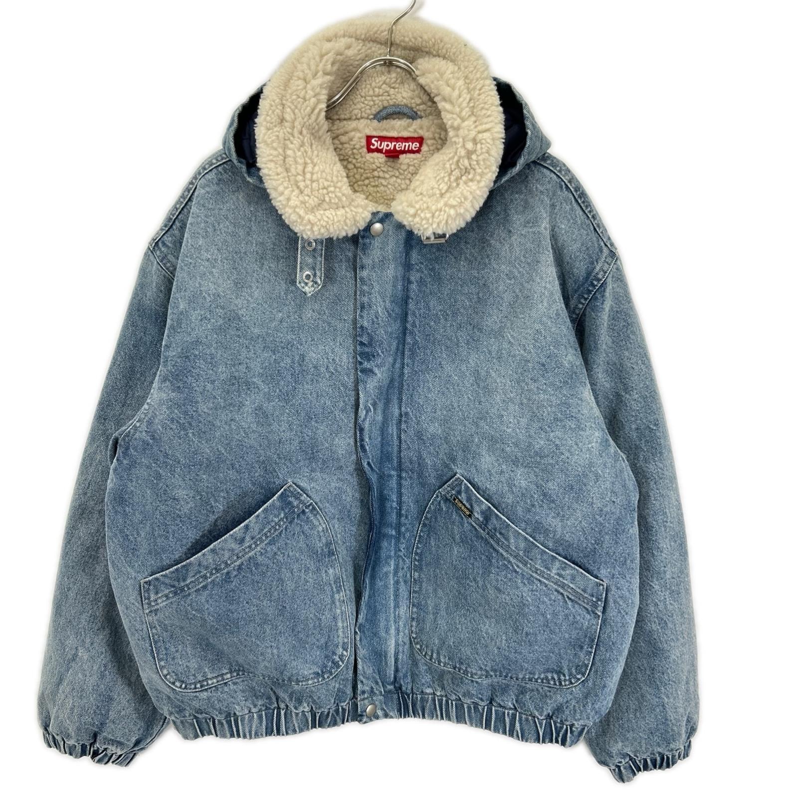 シュプリーム 24AW Faux Shearling Lined Bomber Jacket L