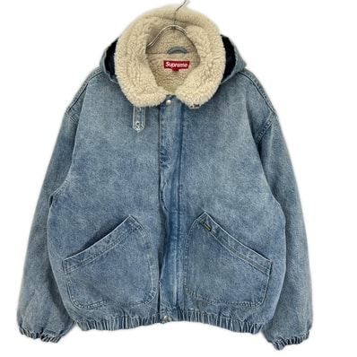 シュプリーム 24AW Faux Shearling Lined Bomber Jacket L