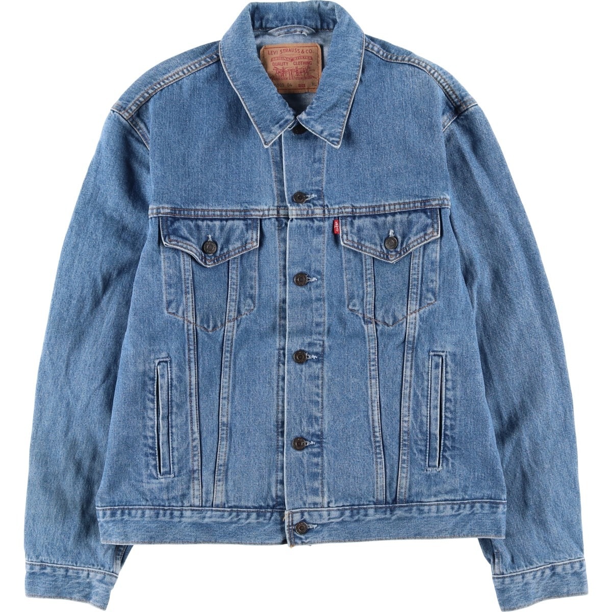 古着 90年代 リーバイス Levi's 70503-0414 デニムジャケット Gジャン メンズXL相当 ヴィンテージ/eaa618204