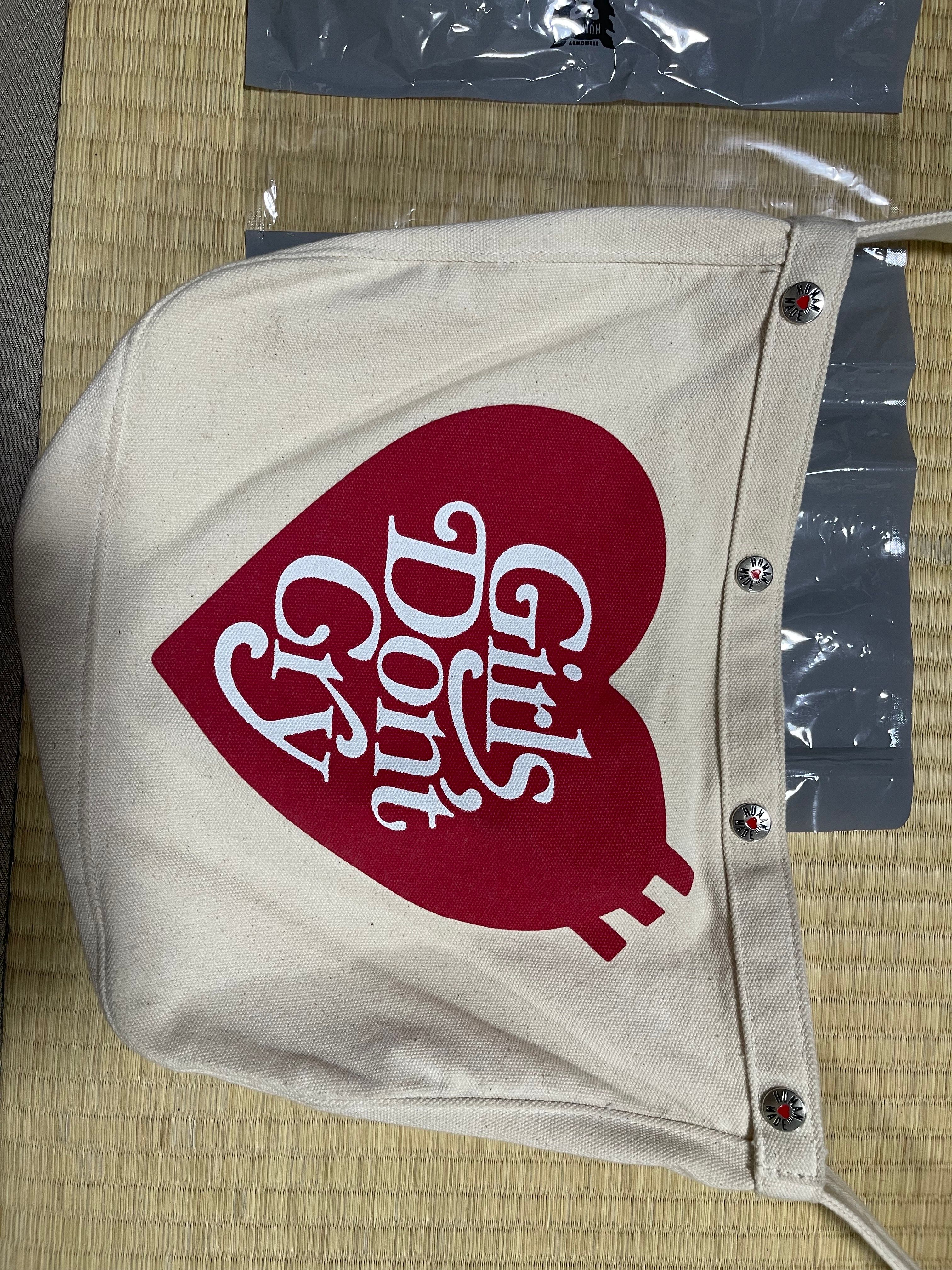 HUMAN MADE Girls Don ’t Cry PARERBOY BAG GDC "White" / VERDY