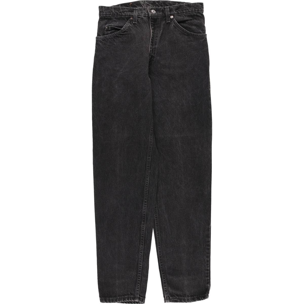 古着 リーバイス Levi's 550 オレンジタブ ブラックデニム テーパードデニムパンツ USA製 メンズw30相当/evb032895