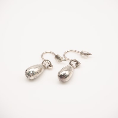 美品 TIFFANY&Co. ティファニー エルサ ペレッティ ティアドロップ ピアス SV925 - ピアス シルバー シルバー レディース