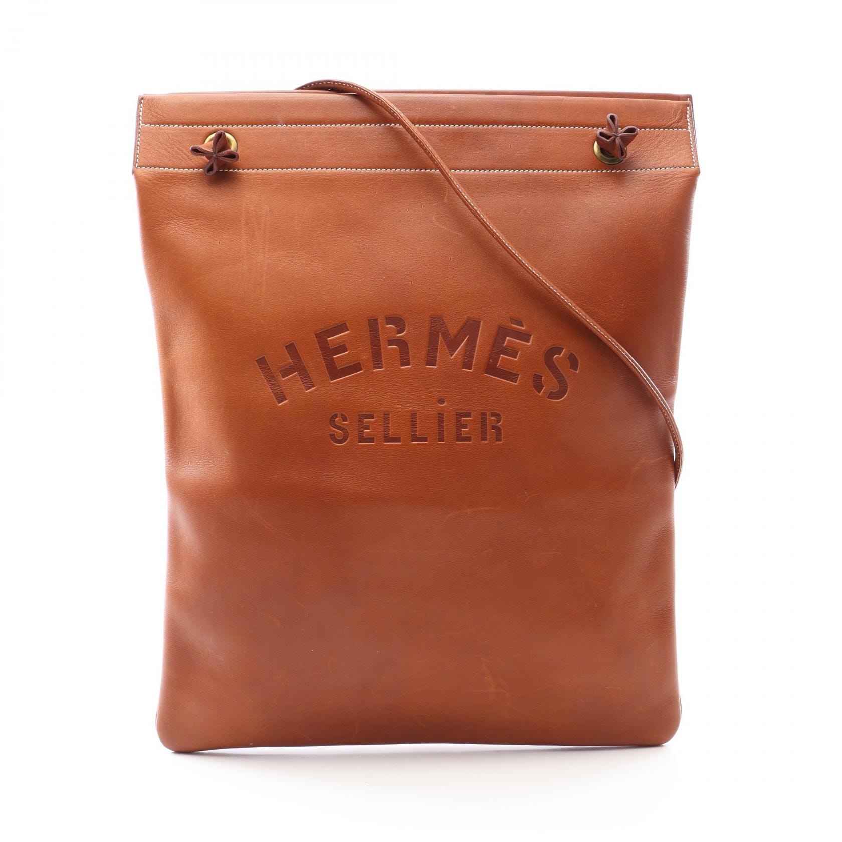 エルメス HERMES アリーヌGM ショルダーバッグ バッグ レザー ヴォーバレニア ヴォーバレニア フォーブ レディース ブラウン系 【中古】