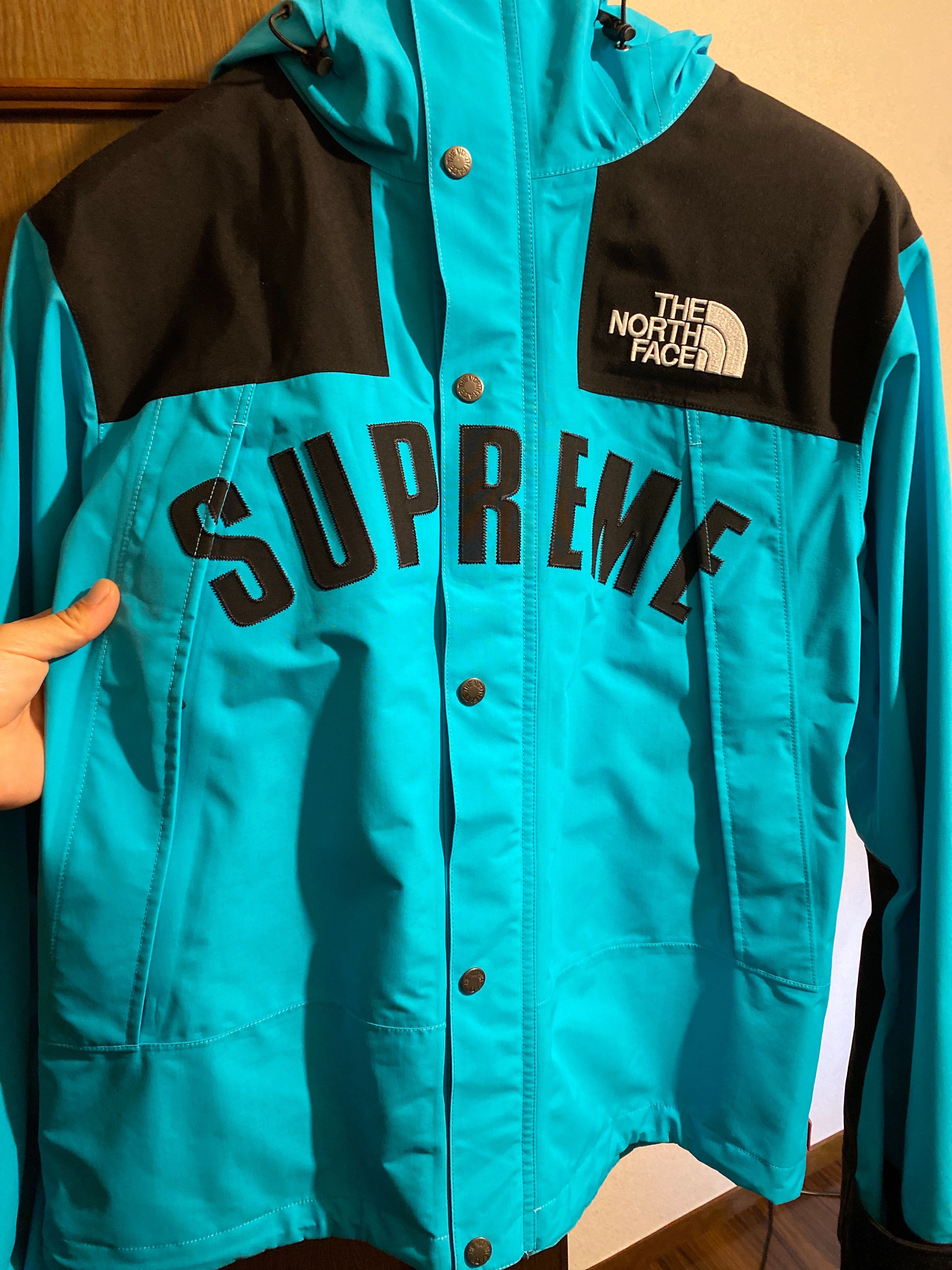 Supreme x The North Face Arc Logo Mountain Parka "Blue"