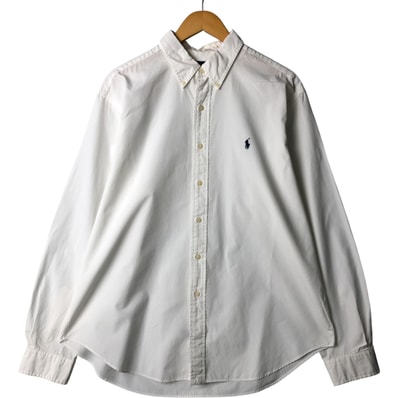古着 ラルフローレン Ralph Lauren CLASSIC FIT 長袖 ボタンダウンシャツ メンズXL相当/eaa594289
