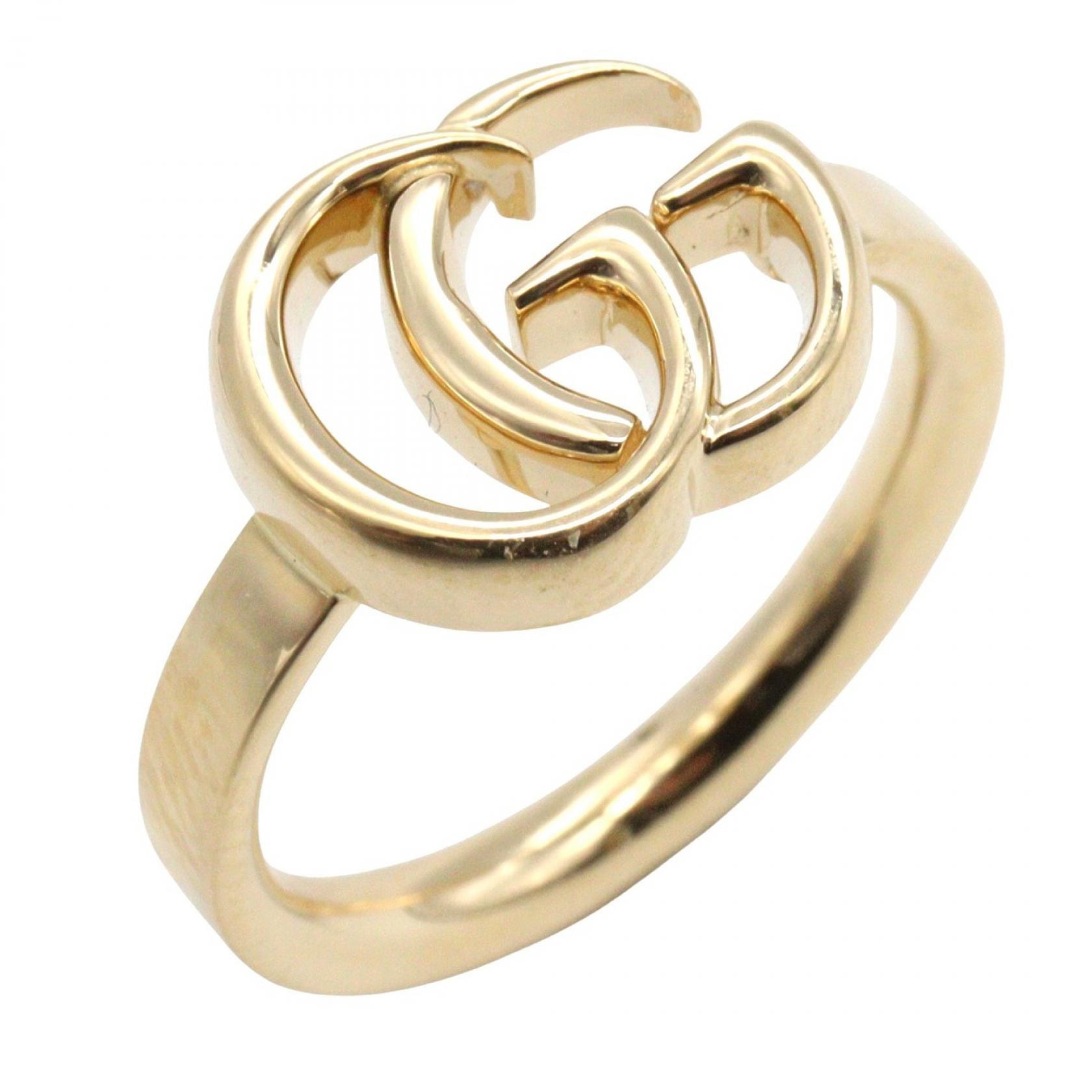 グッチ GUCCI GG リング リング・指輪 ジュエリー K18(イエローゴールド) メンズ レディース ゴールド系 【中古】