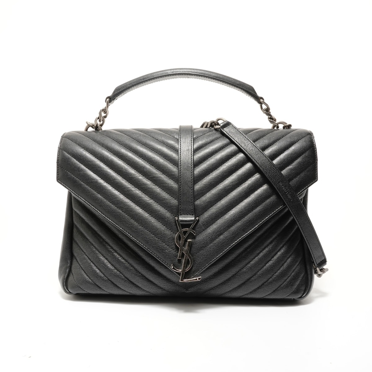 イヴ・サンローラン YSL YSL カレッジ 2way ショルダーバッグ【中古】