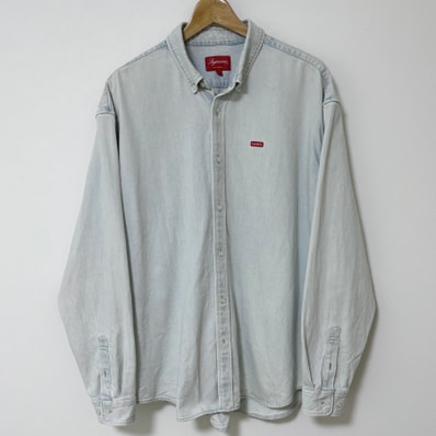 Supreme Small Box Shirt "Denim" (23SS)