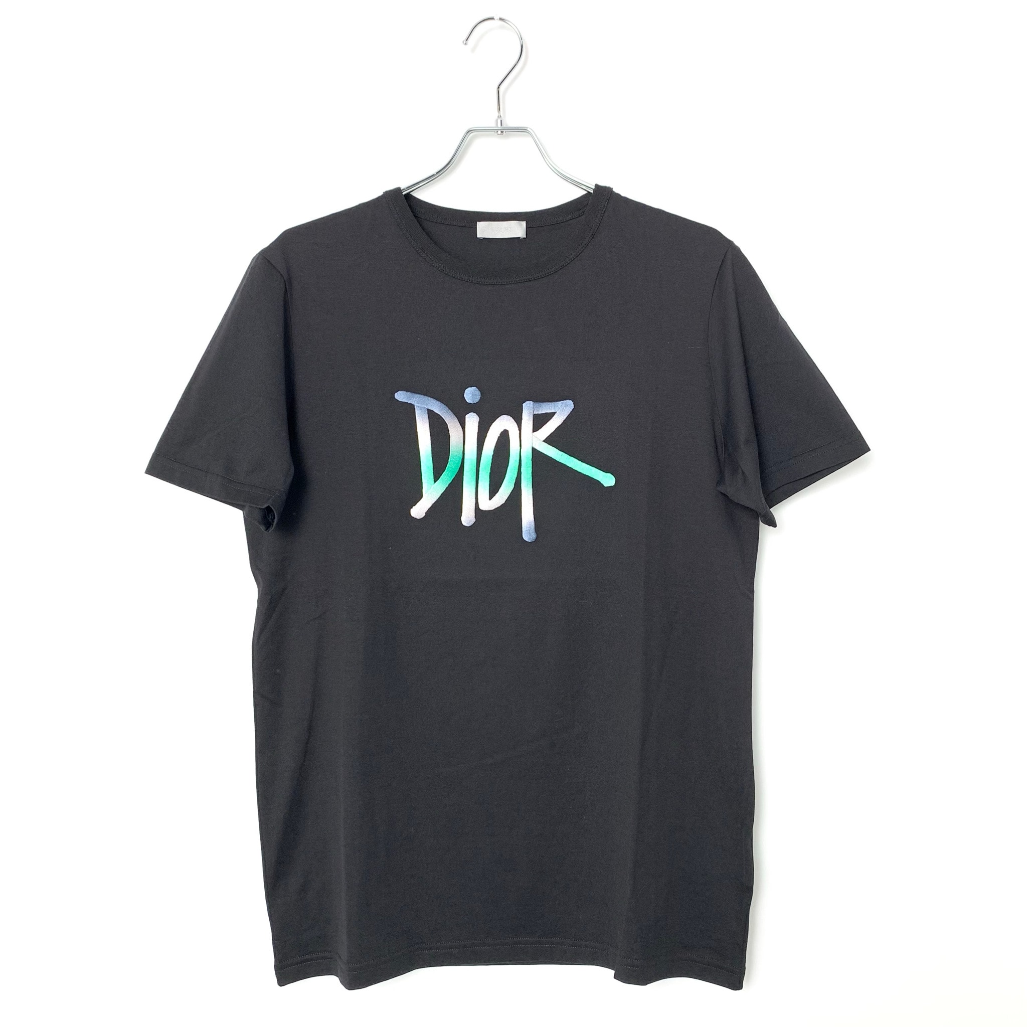 Dior × Shawn Stussy Logo T-shirt "Black"