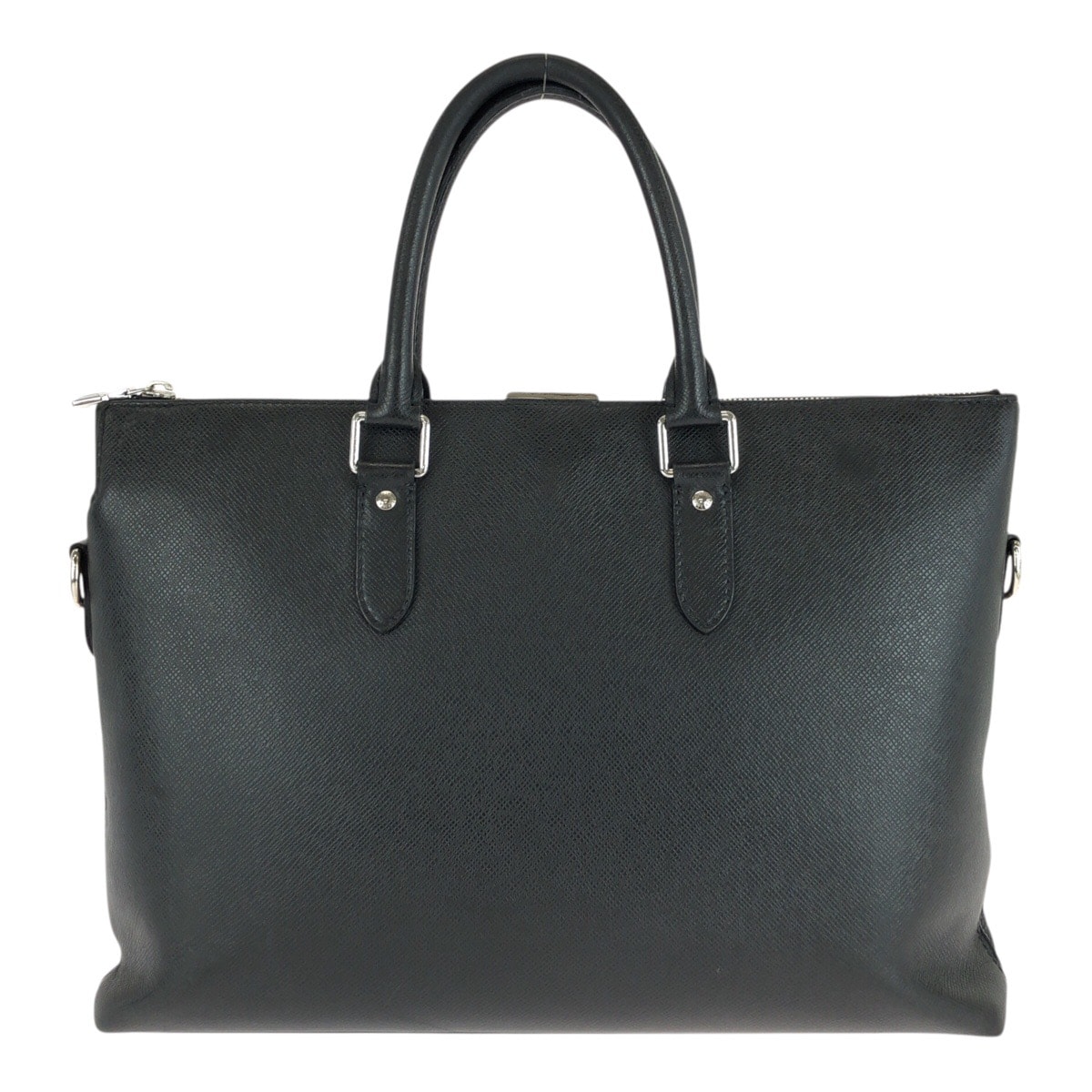 LOUIS VUITTON ルイヴィトン タイガ アントン ブラック 黒 シルバー金具 レザー ビジネスバッグ ブリーフケース 505278 【中古】