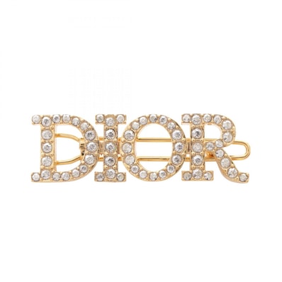 ディオール Dior Dio(r)evolution ディオレボリューション 衣料品 GP(ゴールドメッキ) ラインストーン レディース ゴールド系 / クリア系 【中古】