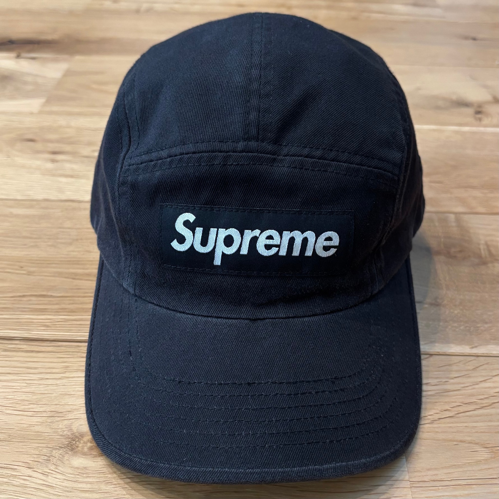 Supreme Camp Cap 黒 ブラック シュプリーム キャップ ボックスロゴ