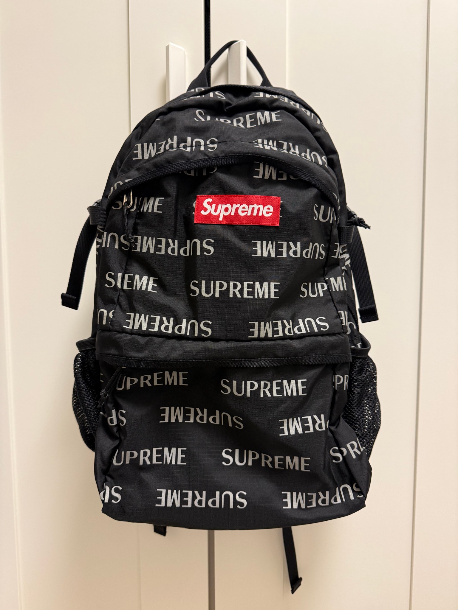 Supreme 3M Reflective Repeat Backpack "Black"