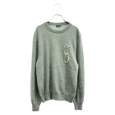 ディオール Dior ニット ニット 衣料品 トップス カシミヤ レディース グレー系 【中古】
