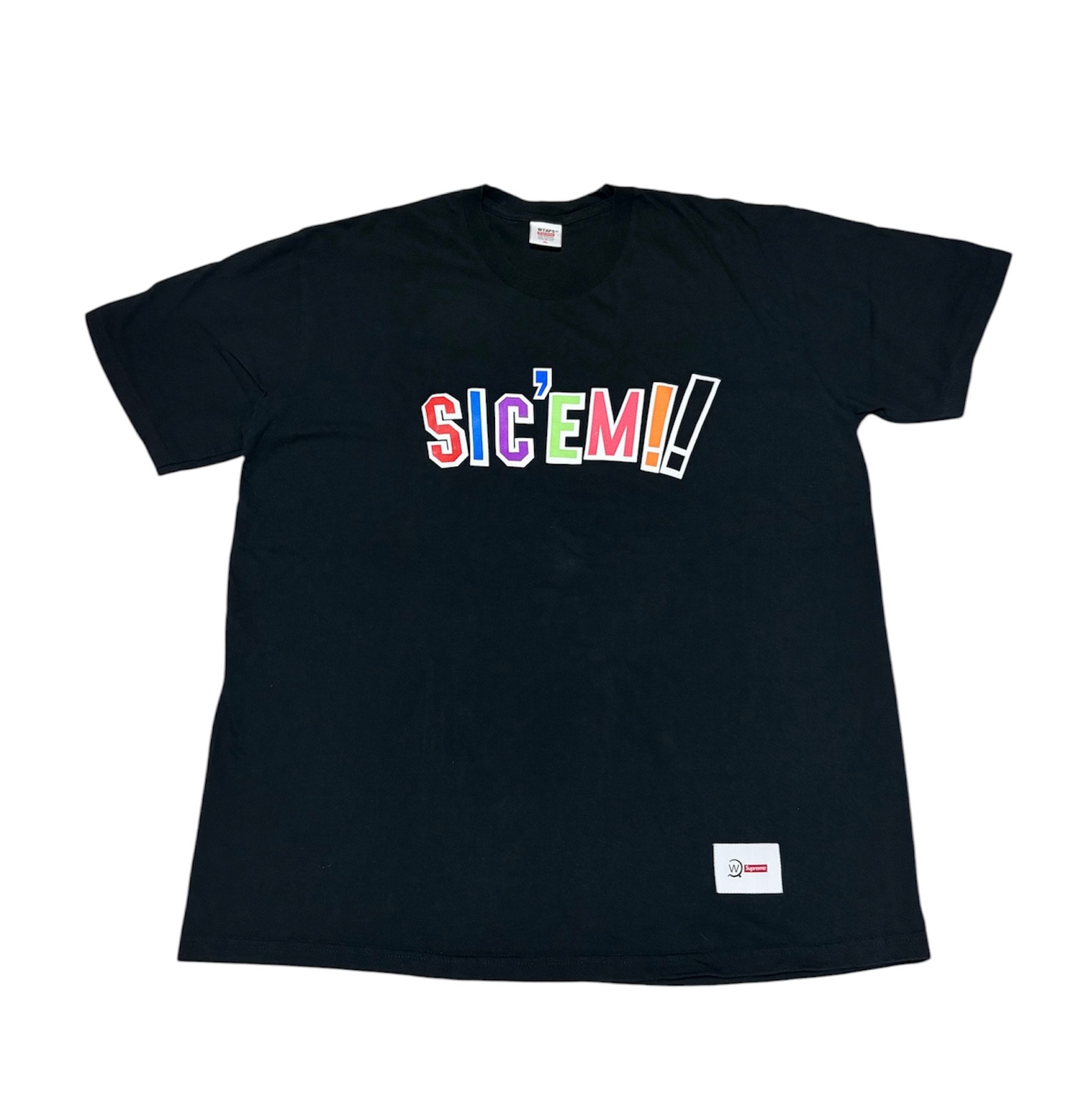 Supreme x WTAPS Sic'em! Tee "Black"