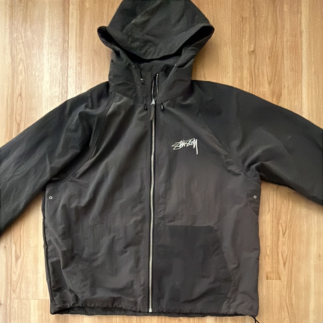 Stussy Wave Dye Beach Shell "Black"