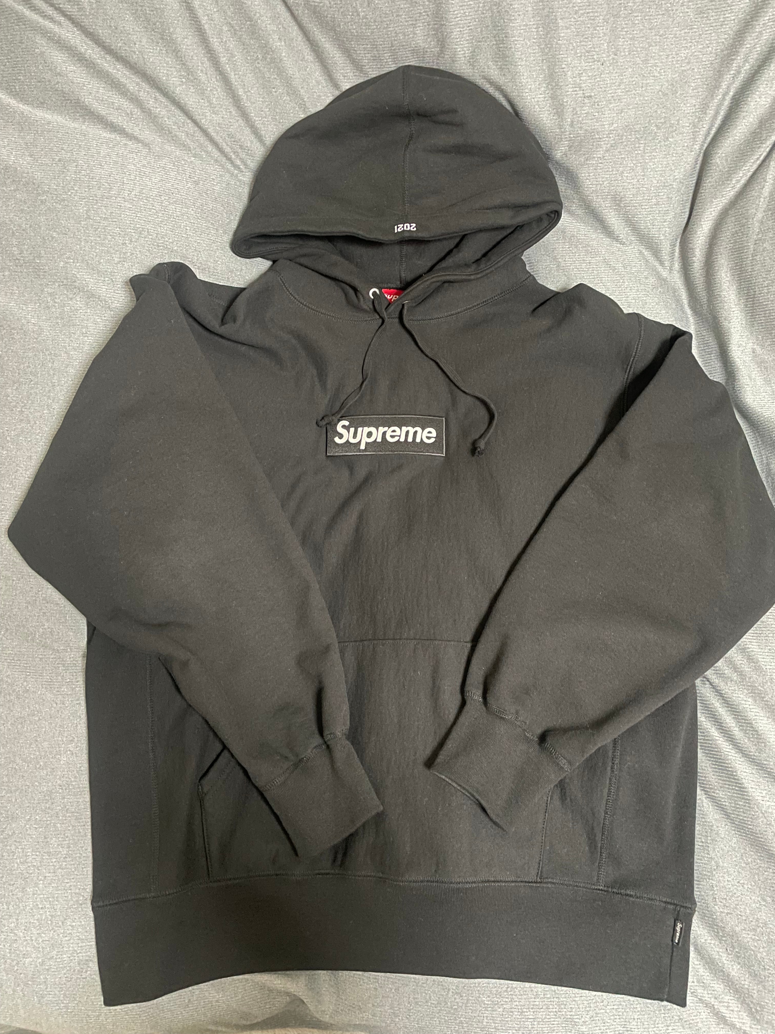 Supreme Box Logo Hooded Sweatshirt "Black" (21FW)