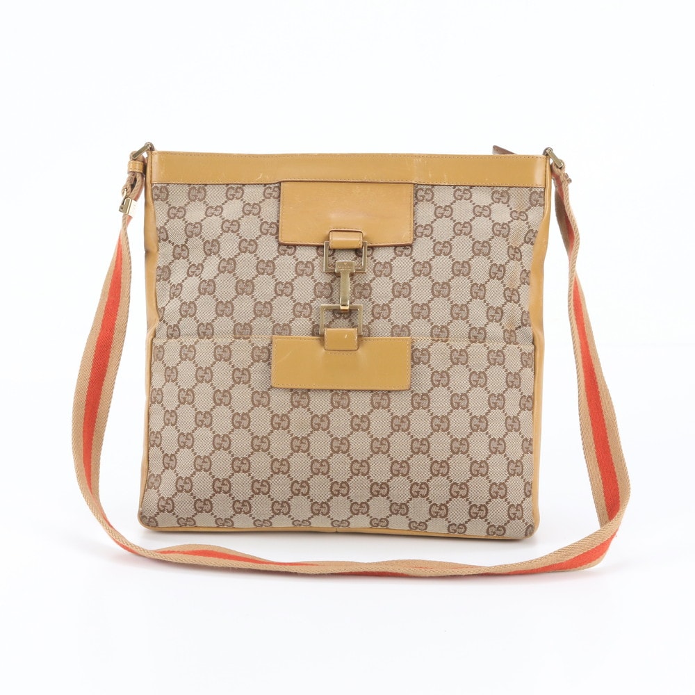 ■美品 グッチ GGキャンバス 001 4094 ショルダーバッグ