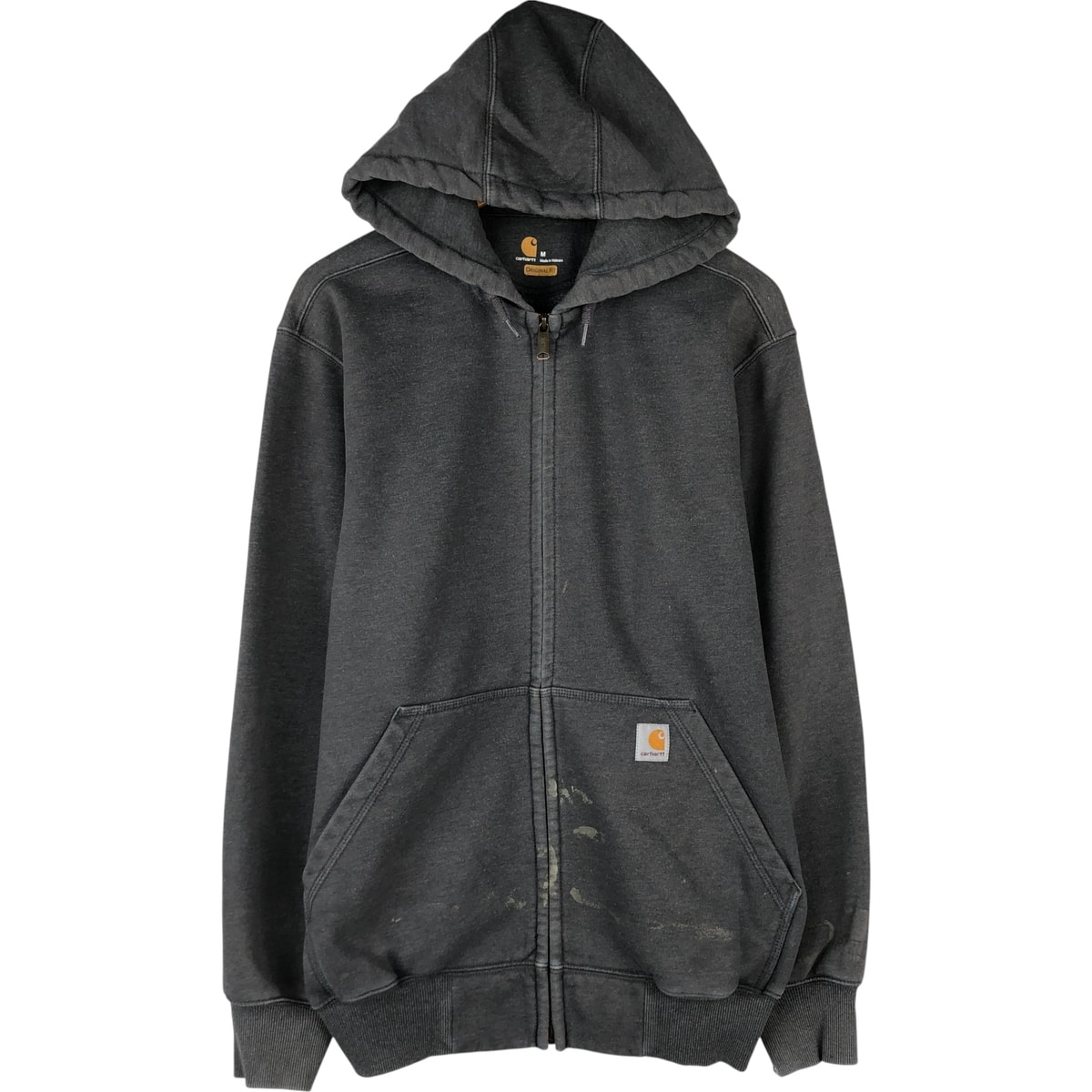 古着 カーハート Carhartt ORIGINAL FIT スウェットフルジップパーカー メンズM相当/eaa612290