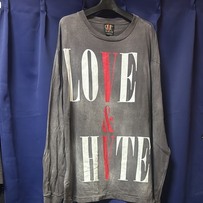 SAINT Mxxxxxx 22SS VLONE LS TEE "Black"