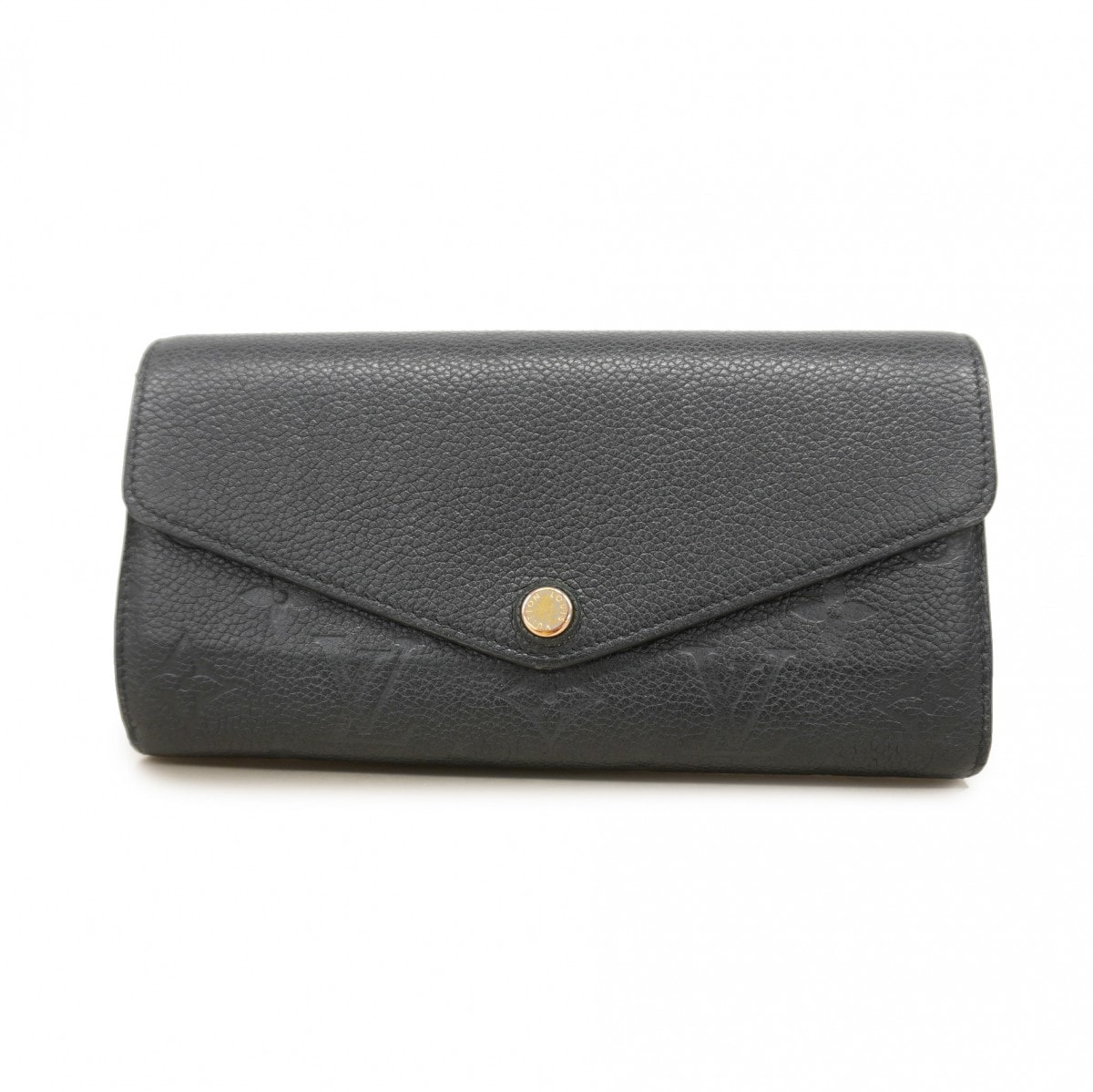 【6db1115-k】ルイヴィトン 長財布 モノグラム・アンプラント ポルトフォイユサラ M61182 ノワール【中古】レディース