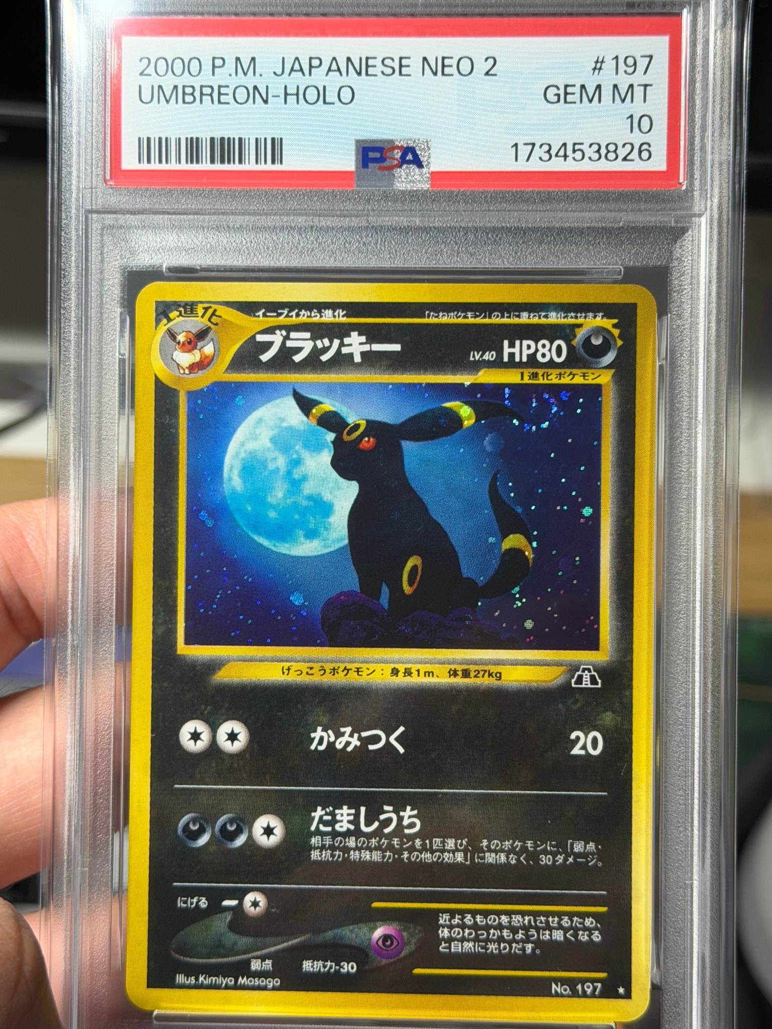 ブラッキー ☆ : 旧裏 [neo2 No.197](ポケモンカード☆neo 拡張パック