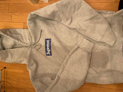 Supreme Bandana Box Logo Hooded Sweatshirt "Grey"