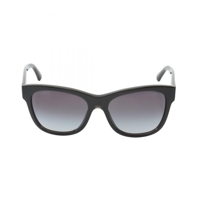 シャネル CHANEL ココマーク スクエア ラメ サングラス 衣料品 プラスチック レディース ブラック系 【中古】