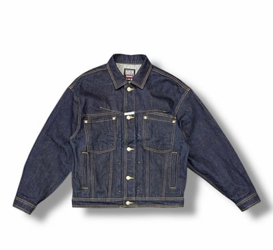 Supreme x Marithe + Francois Girbaud X-Seam Denim Trucker Jacket "Rigid Indigo"