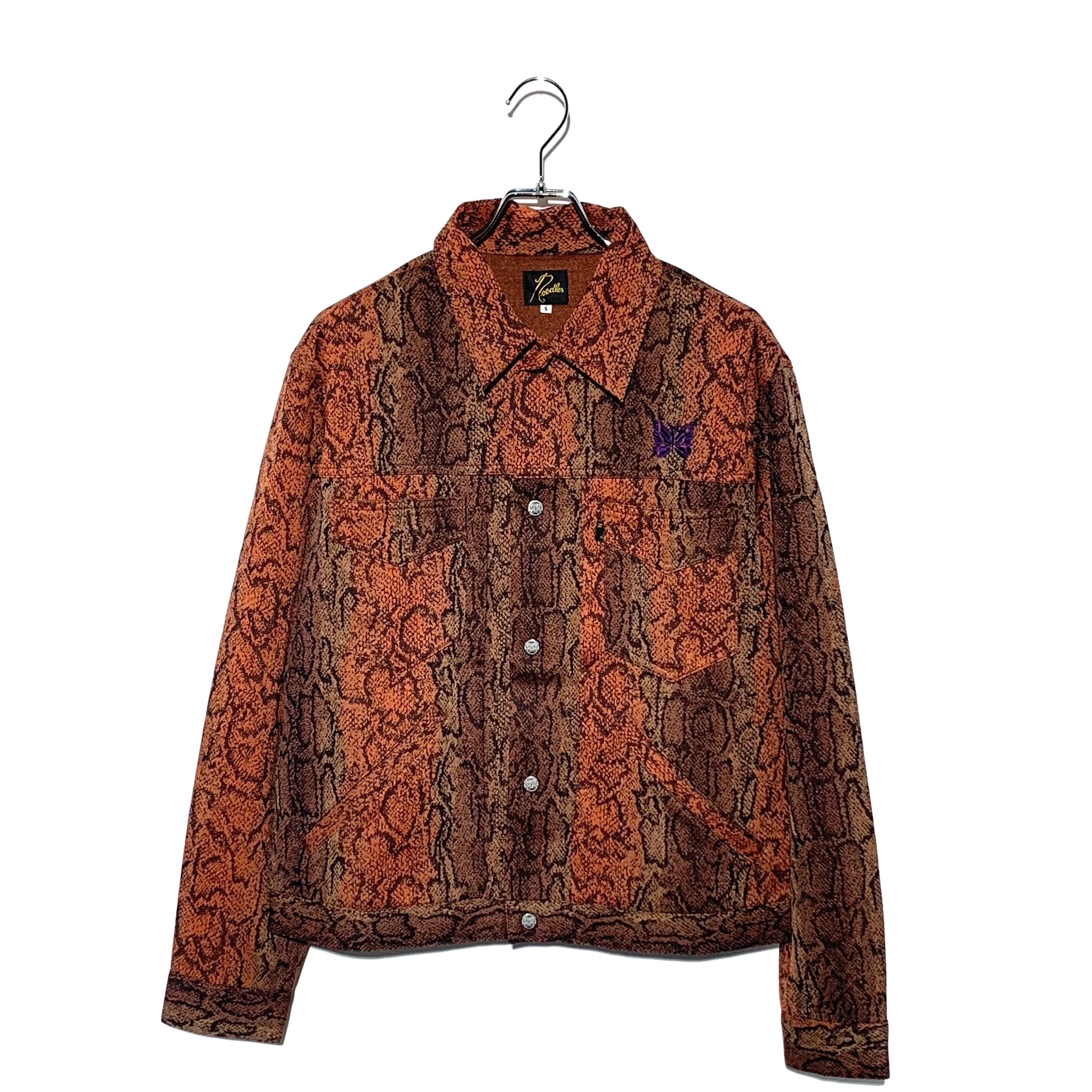 NEEDLES Penny Jean Jacket Poly Jacquard "Python"