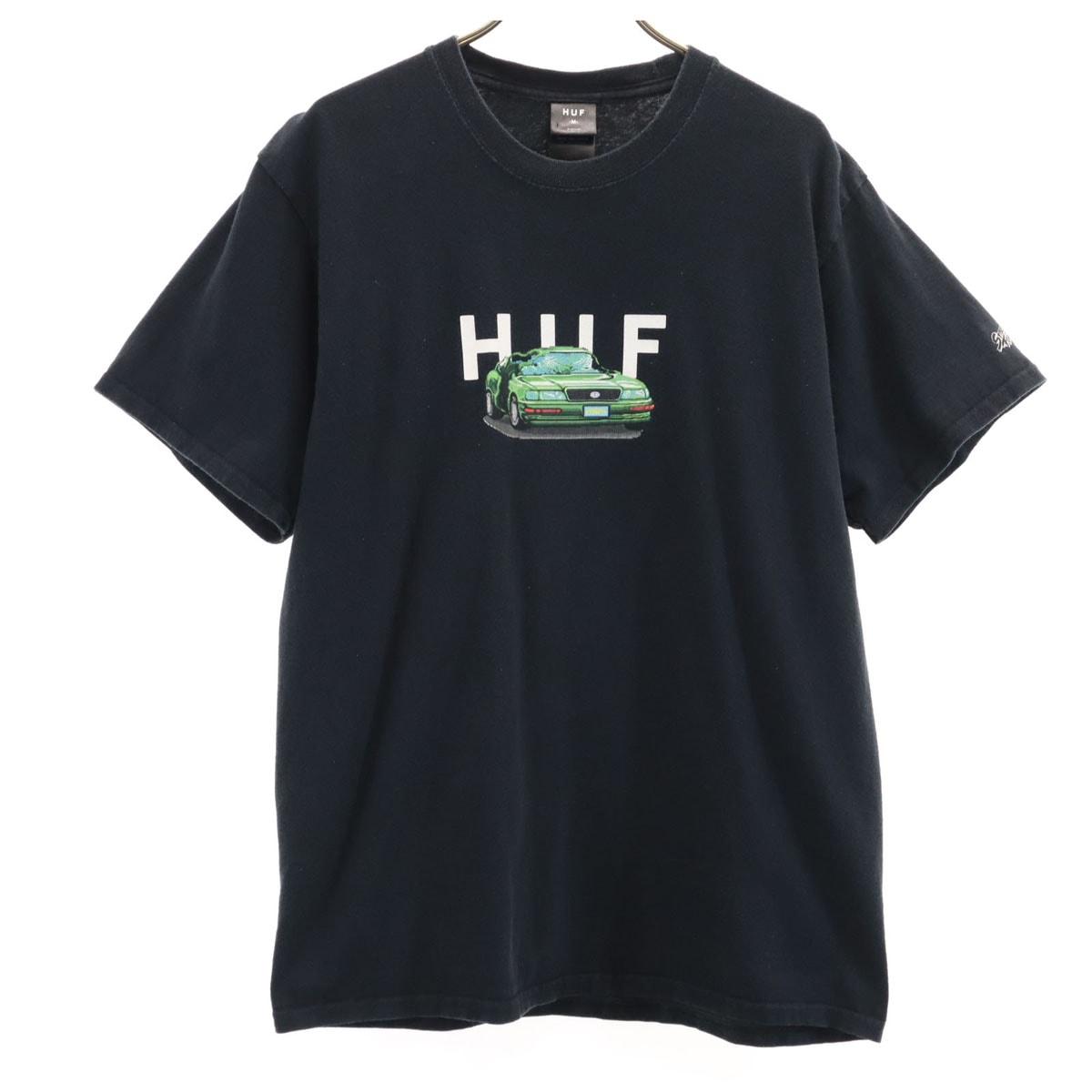 HUF ハフ CAPCOM カプコン コラボ ストリートファイター2 BONUS STAGE 半袖 Tシャツ M ブラック