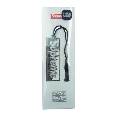Supreme シュプリーム その他アクセサリー 23SS × David Howell & Co. Metal Bookmark ディビット・ハウエル&カンパニー メタルブックマーク 金属製しおり シルバー系【新古品】【未使用】【中古】