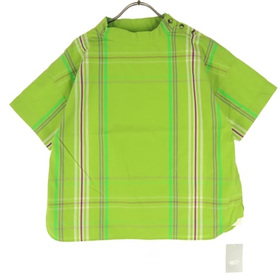 未使用 BEAMS BOY ビームスボーイ 22ss ストライプ柄 半袖 ボーイ ビッグタータン ショートスリーブ プルオーバー シャツ プルオーバー