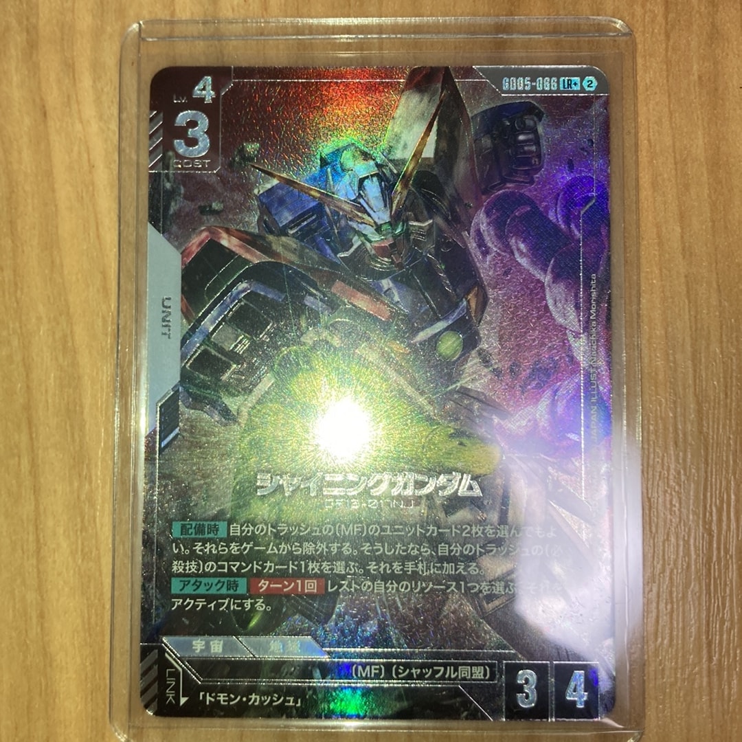 シャイニングガンダム LR + [GD05-066](ブースターパック「フリーダム アセンション」)