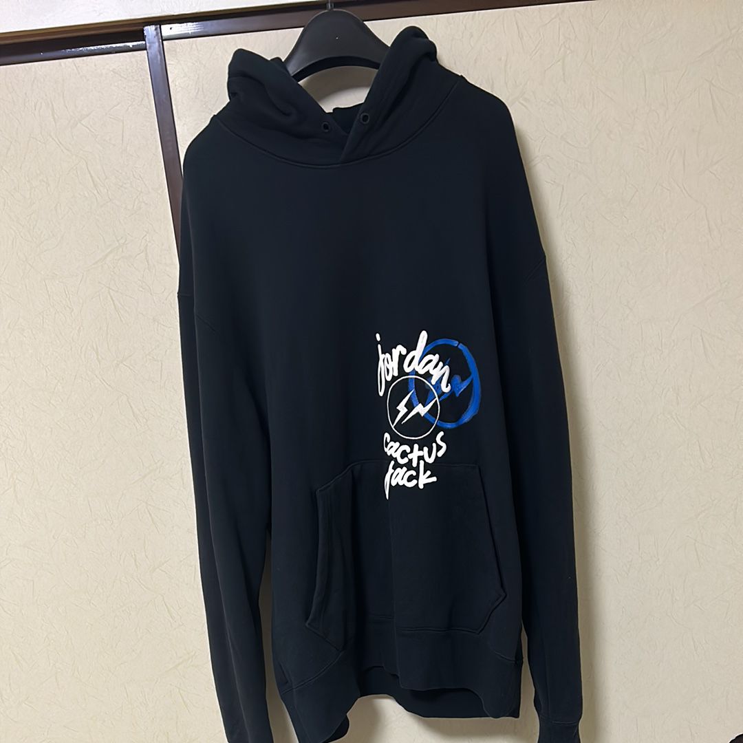 Air Jordan Travis Scott Fragment Hoodie "Black"