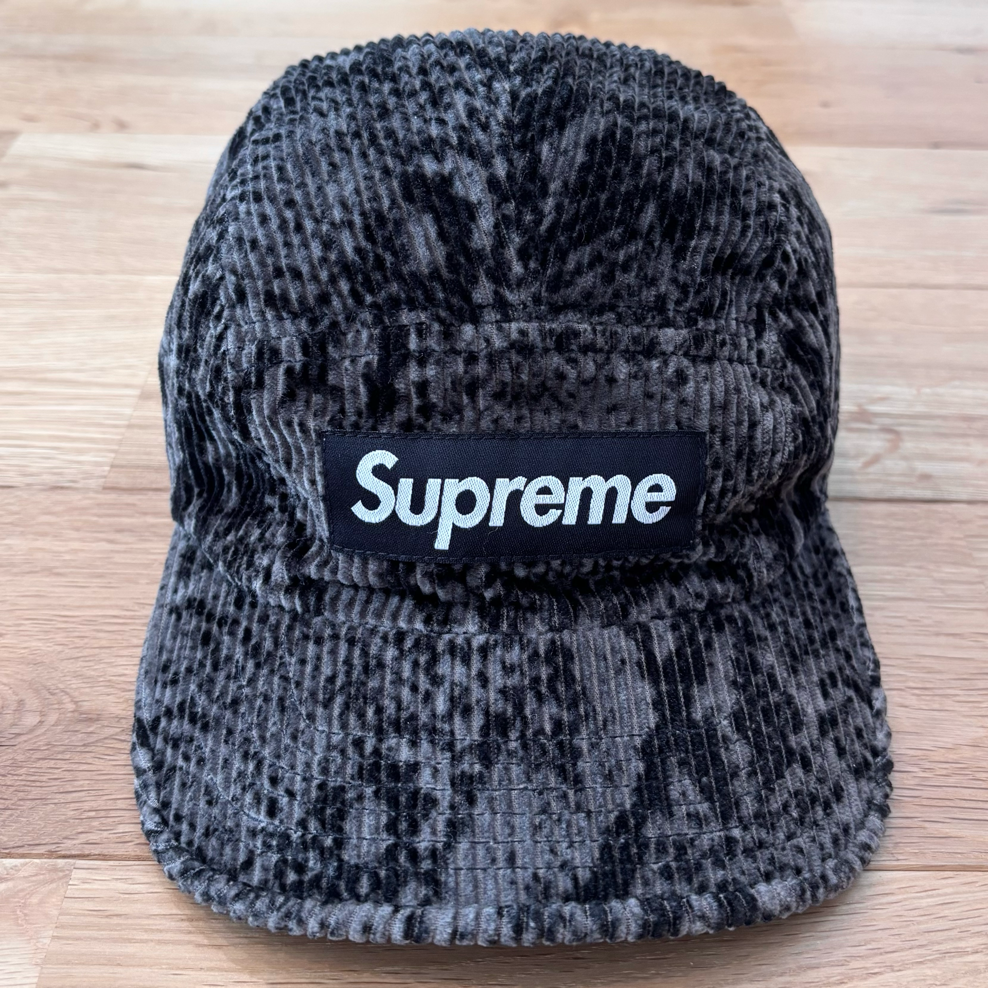 Supreme Snakeskin Corduroy Camp Cap スネークスキン コーデュロイ ボックスロゴ キャップ