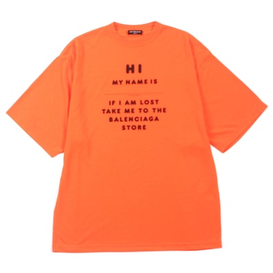 極美品 バレンシアガ
半袖Tシャツ オレンジ メンズ XXS 661715