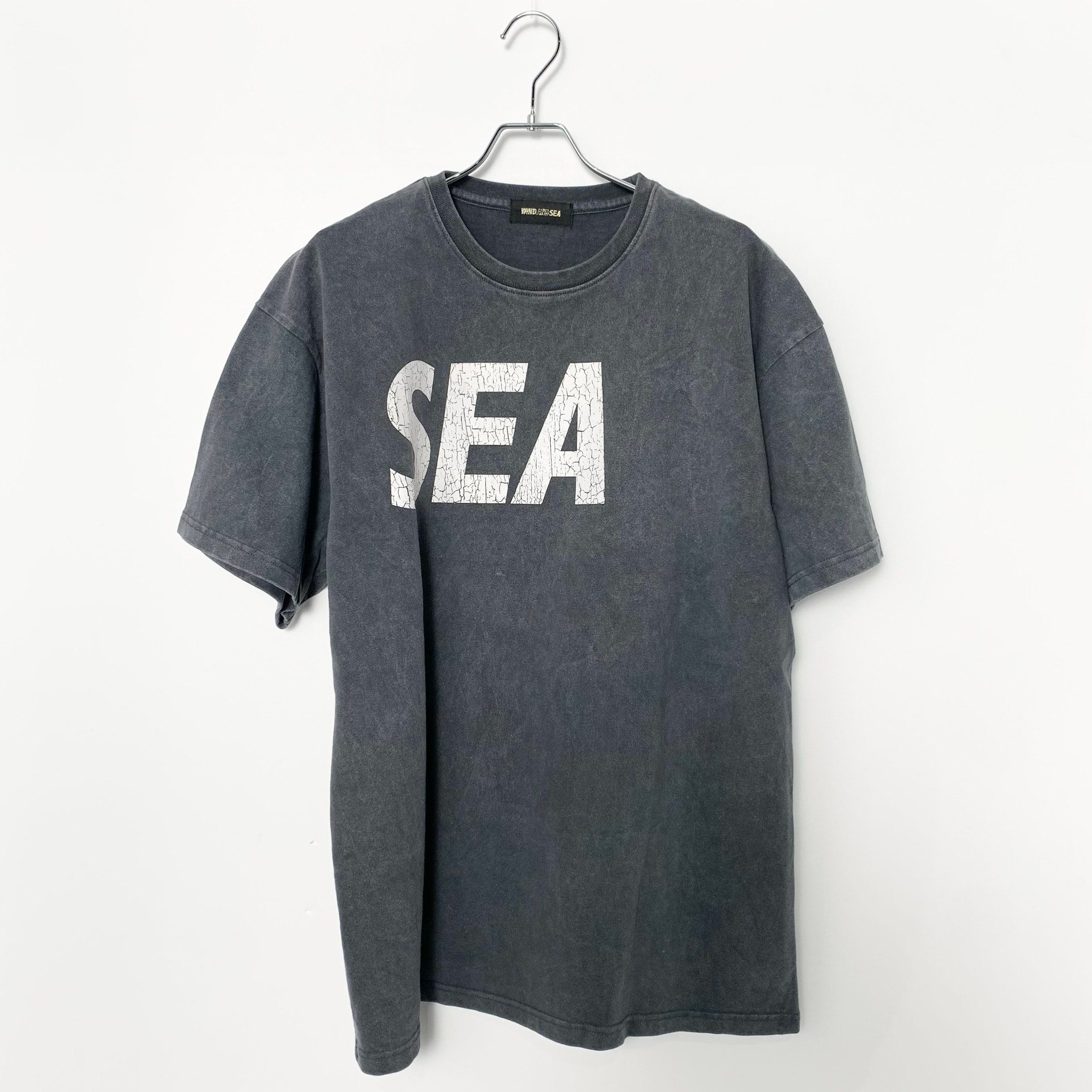 WIND AND SEA SEA (Crack-P-Dye) S/S Tee "Charcoal White"