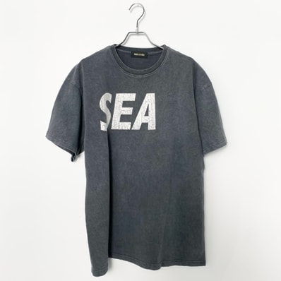 WIND AND SEA SEA (Crack-P-Dye) S/S Tee "Charcoal White"