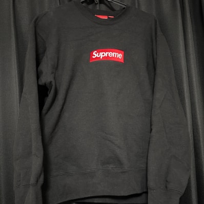 Supreme Box Logo Crewneck "Black" (22FW)